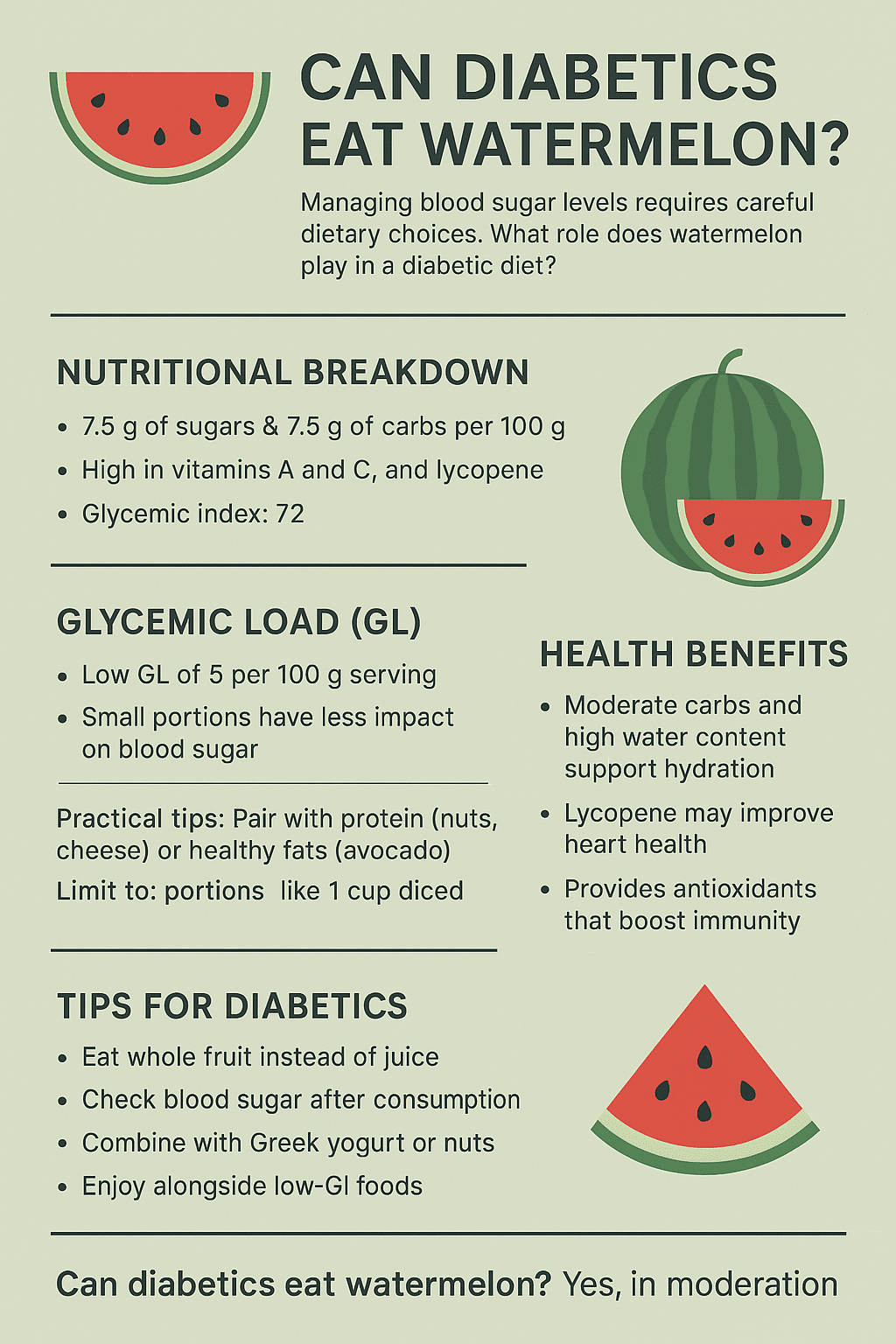 Is Watermelon Good for Diabetics 